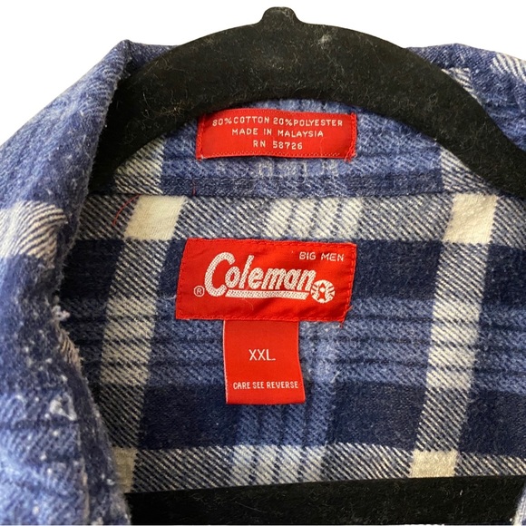 Vintage Coleman flannel - Picture 2 of 3
